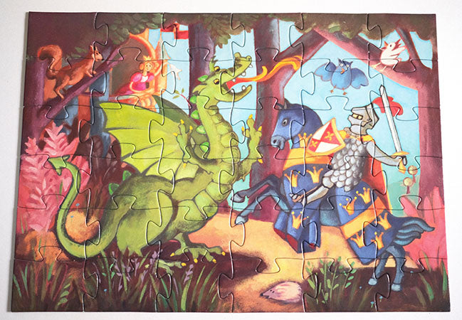 Puzzle Le Chevalier au Dragon - DJECO